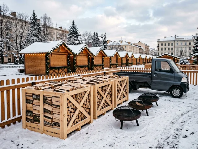 Дрова для ярмарок и городских праздников в Лыткарине